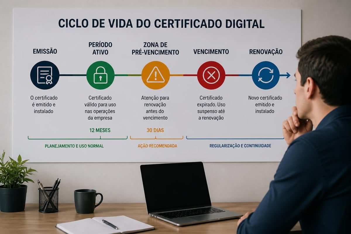 Ciclo de vida do certificado digital