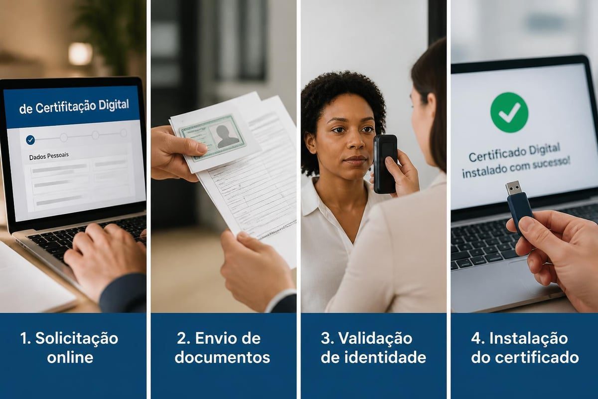 Etapas do processo de emissão