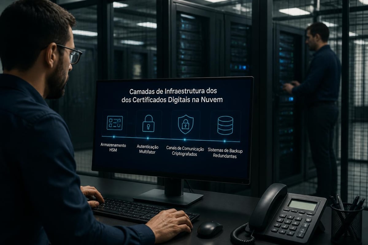 Arquitetura de segurança de certificado em nuvem