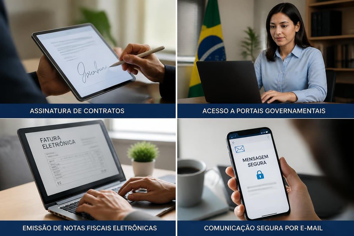 Aplicações práticas de certificado digital