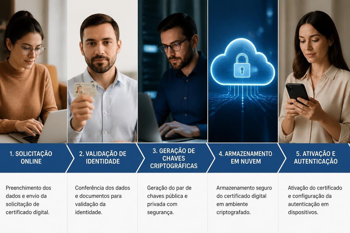 Processo de emissão de certificado digital