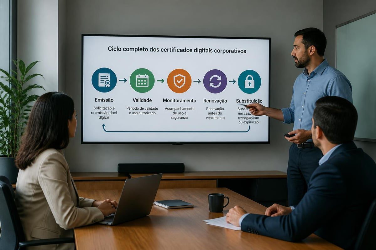 Ciclo de vida do certificado digital